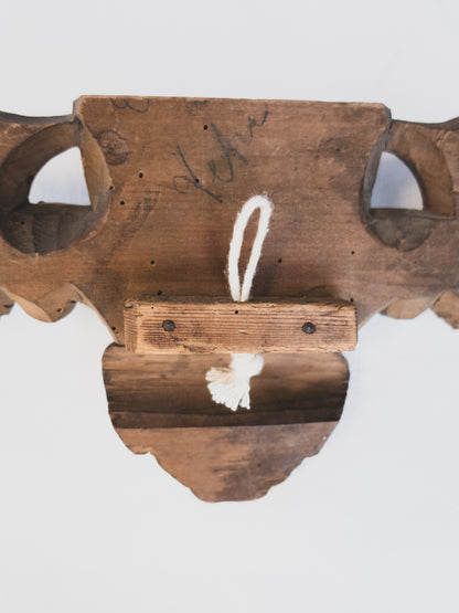 19th c. Hand Carved Cherub Fragment