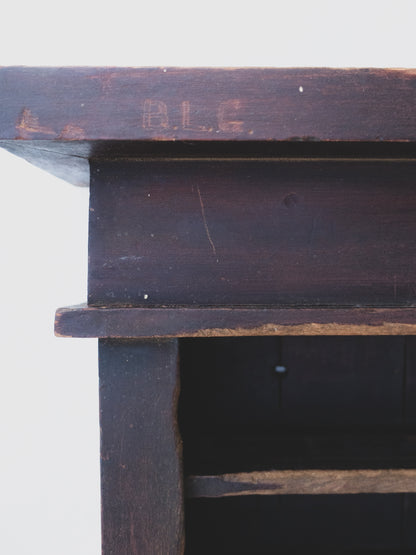 Early 20th c. Billiard Hall Ball Rack " Pay with a smile "