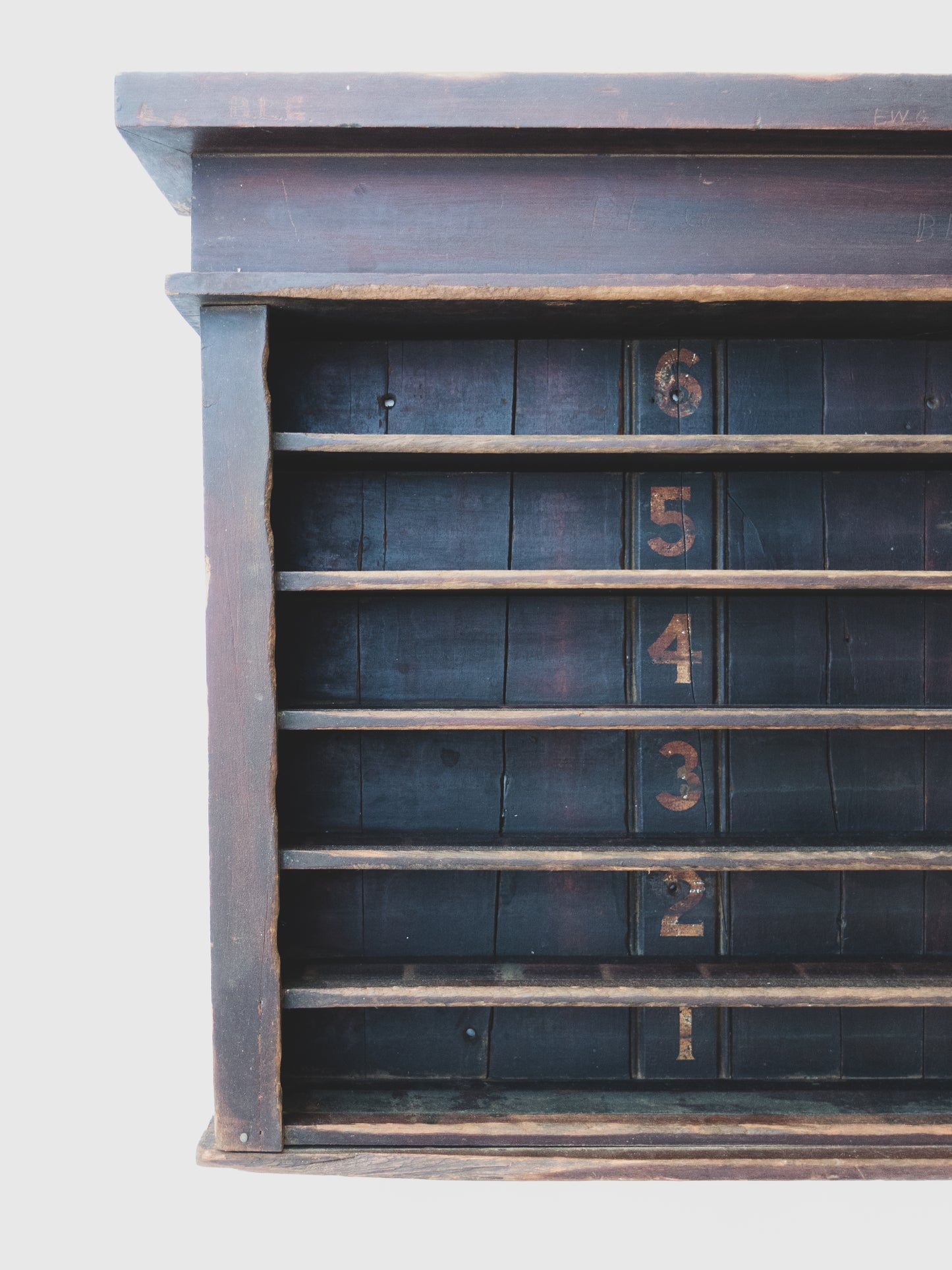 Early 20th c. Billiard Hall Ball Rack " Pay with a smile "