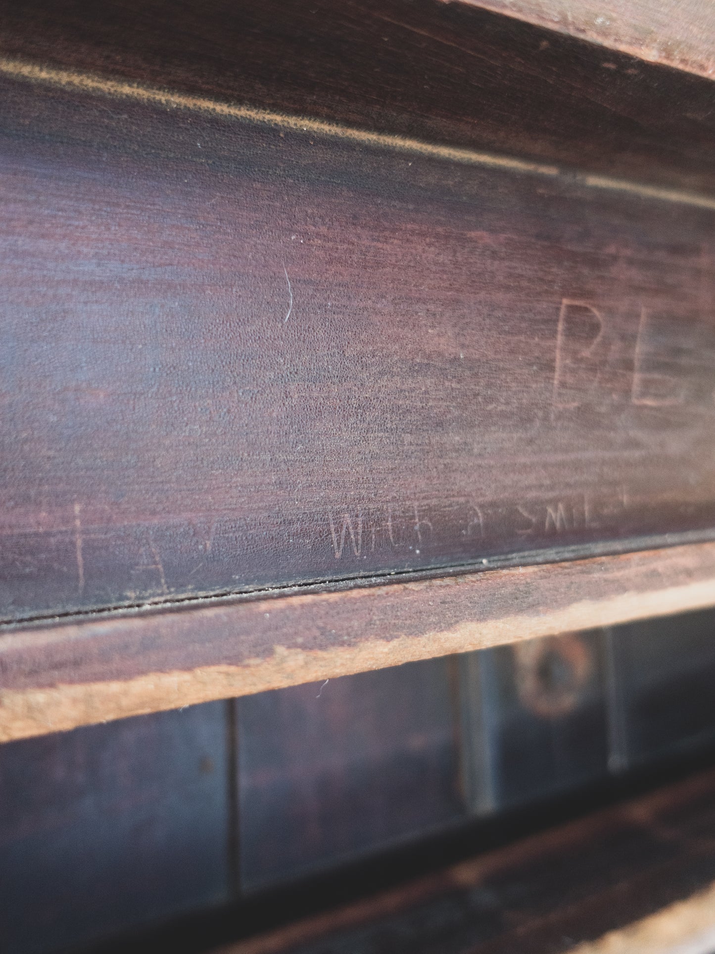 Early 20th c. Billiard Hall Ball Rack " Pay with a smile "