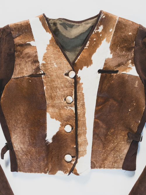 1930s Women’s Cowhide Cossack Jacket - S