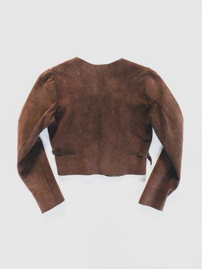 1930's Women’s Cowhide Cossack Jacket - S