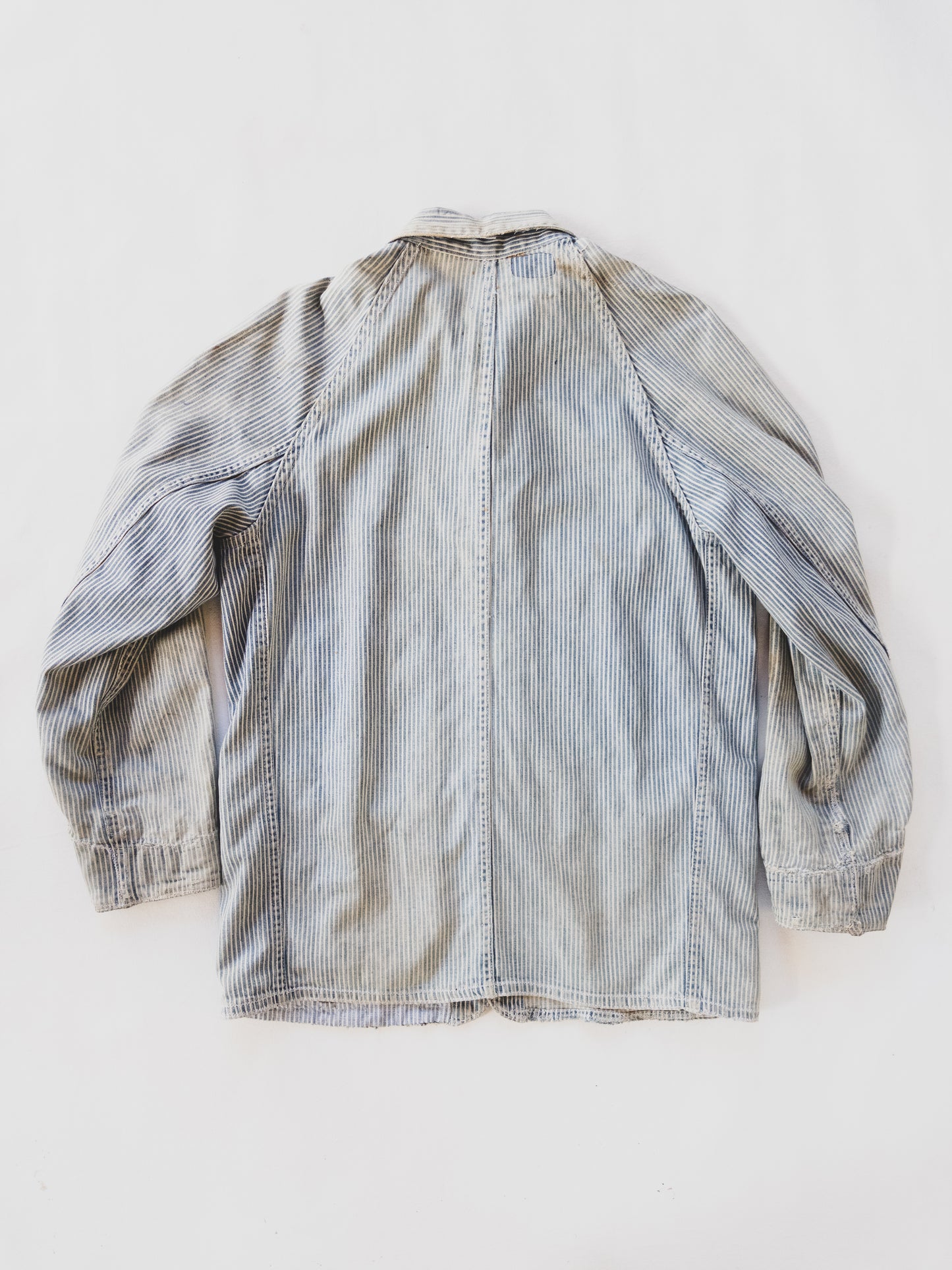 1940's Rare Faded Hickory Stripe Chore - M