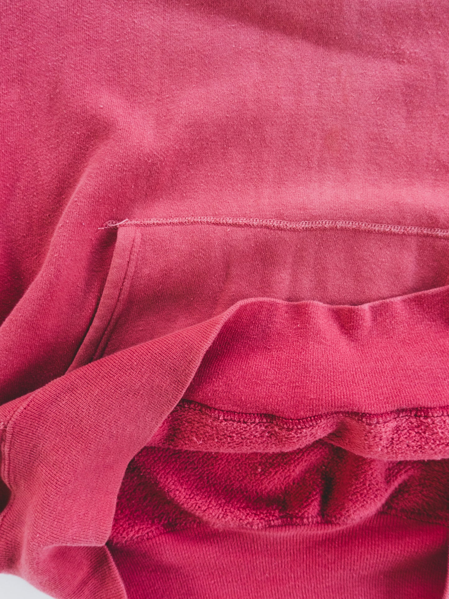 1950's Faded Red Hoodie - L/XL