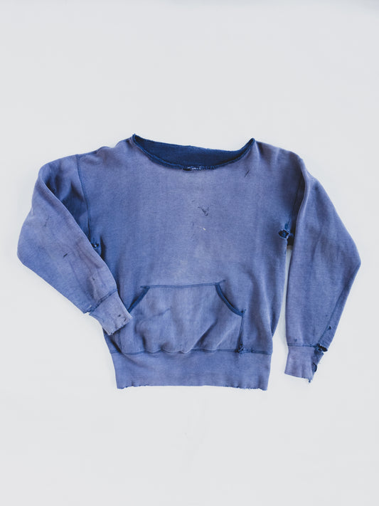 1950's Faded Hoodless Hoodie - S/M