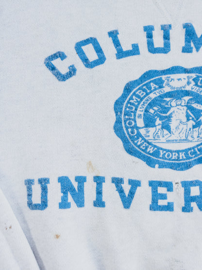 1950's Paint splattered " Columbia Uni. " Sweat - S
