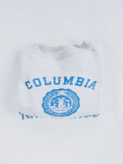 1950's Paint splattered " Columbia Uni. " Sweat - S