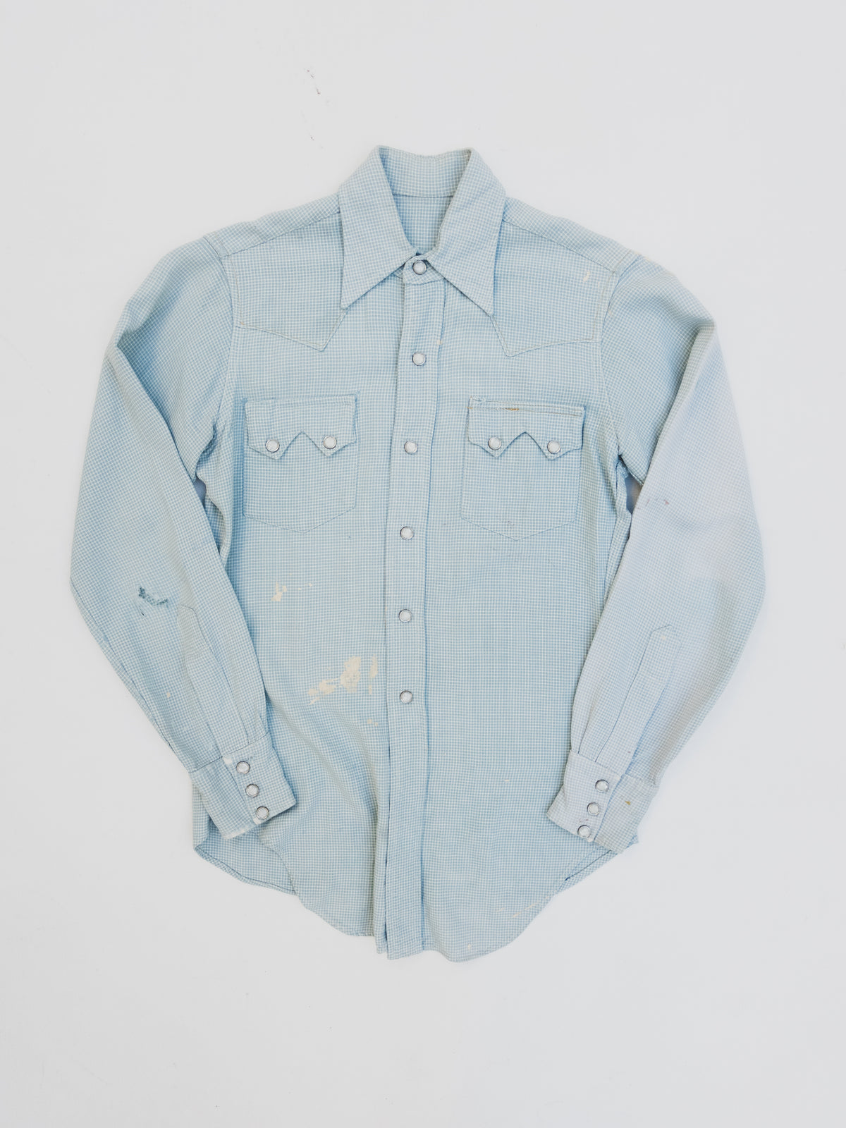 1950s Paint Splattered Western Shirt - S