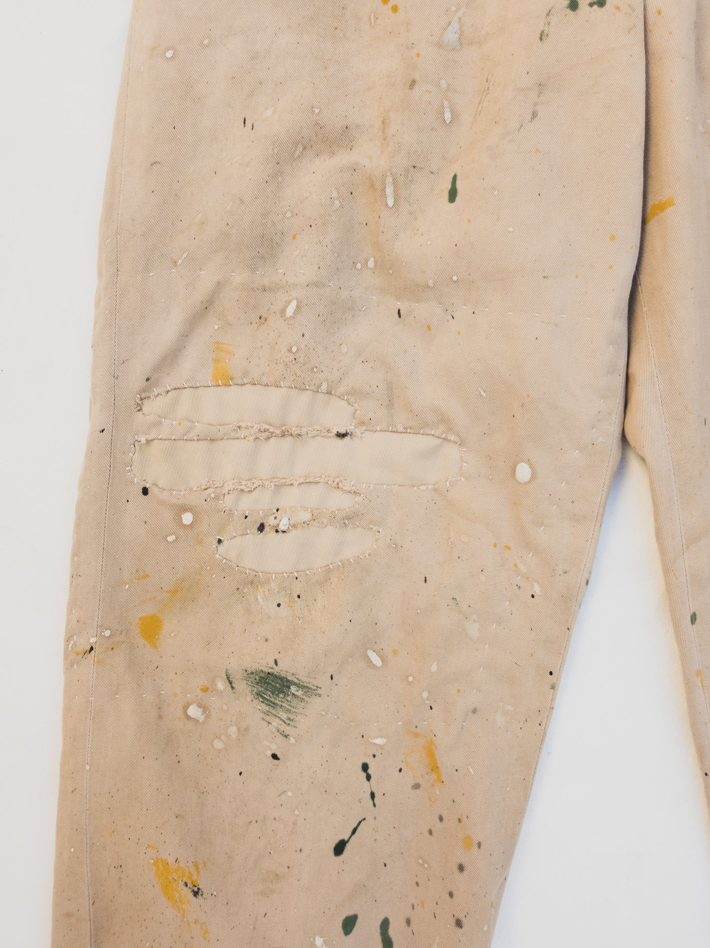 1940's Crazy Paint Splattered Chinos - 30x30