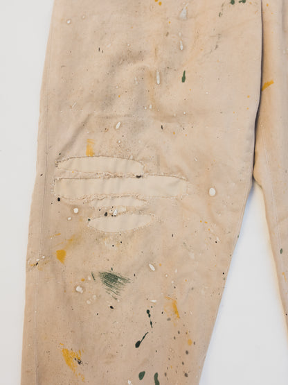 1940's Crazy Paint Splattered Chinos - 30x30