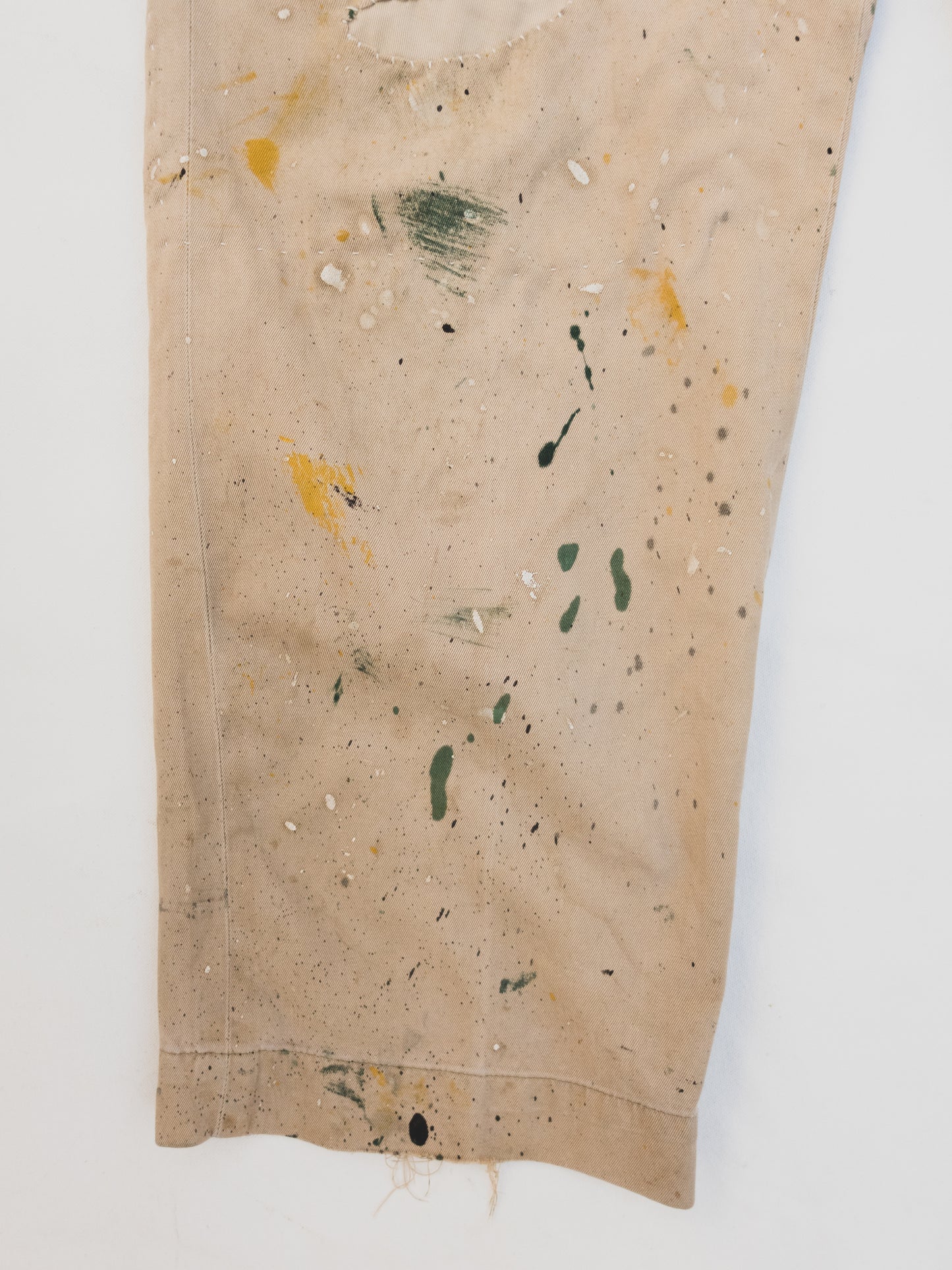 1940's Crazy Paint Splattered Chinos - 30x30