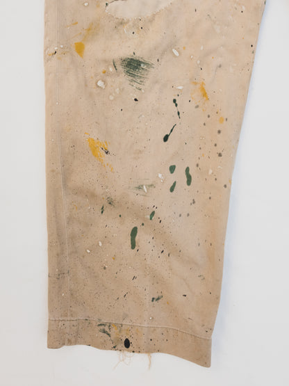1940's Crazy Paint Splattered Chinos - 30x30