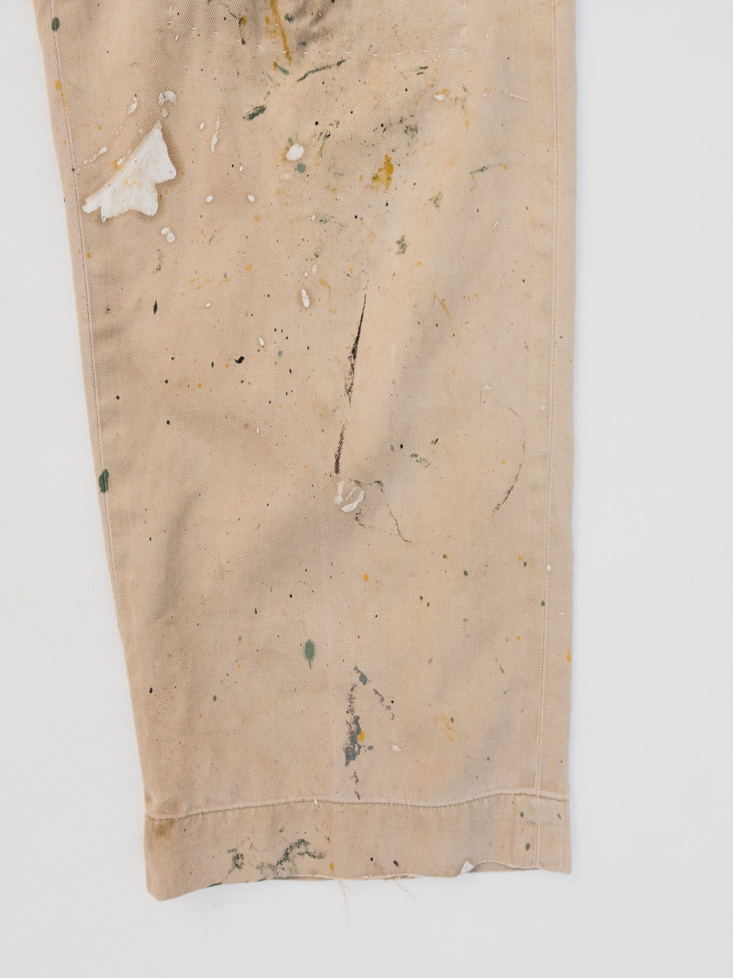 1940's Crazy Paint Splattered Chinos - 30x30