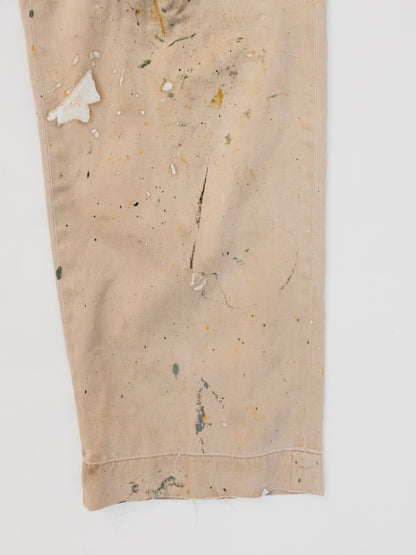 1940's Crazy Paint Splattered Chinos - 30x30