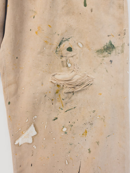 1940's Crazy Paint Splattered Chinos - 30x30