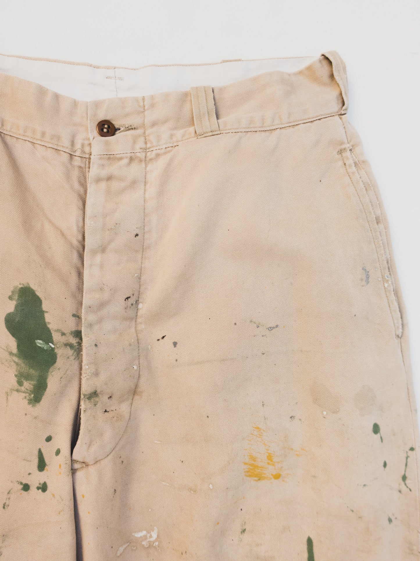 1940's Crazy Paint Splattered Chinos - 30x30