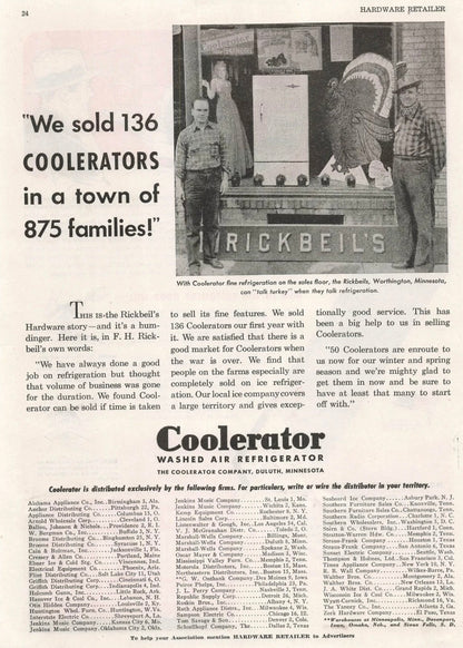1940's " Rickbeil's " Work Jacket  - S/M