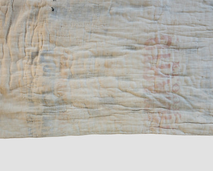 1862 Civil War 34 Star Union Army Quilt - Dated + Signed