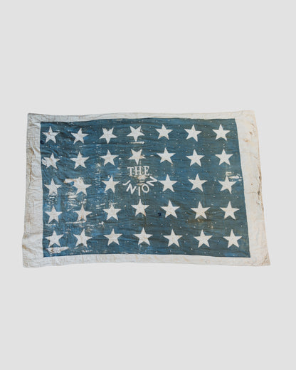 1862 Civil War 34 Star Union Army Quilt - Dated + Signed