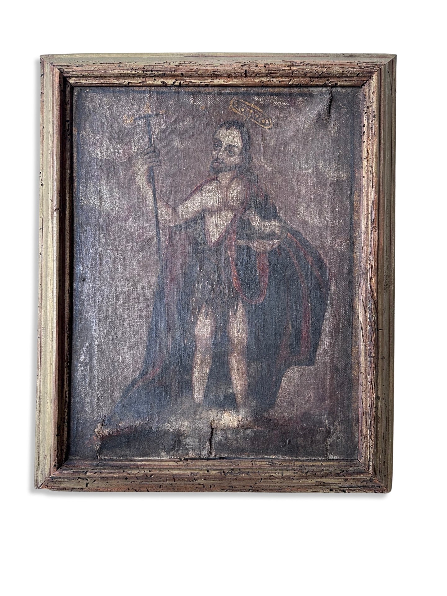 18th c. Saint John the Baptist Painting